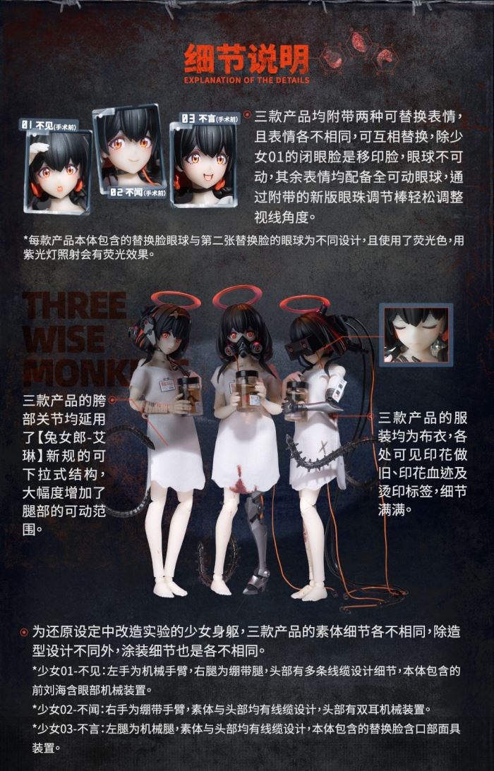 Three Monkeys - See No/Hear No/Speak No