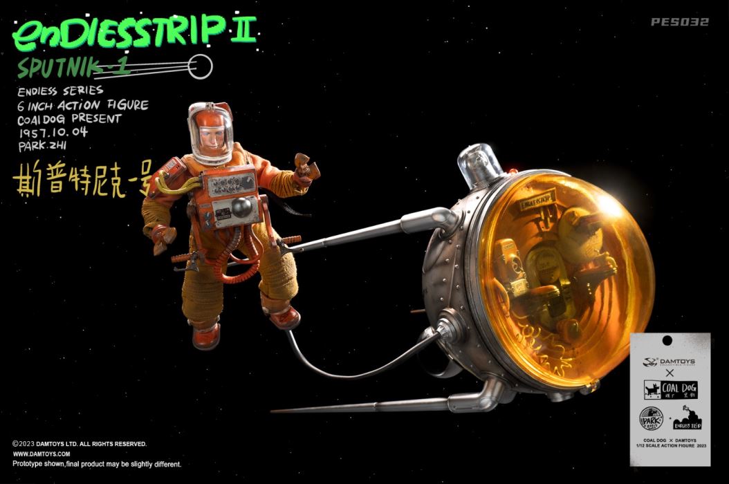 Endless Journey 2-Sputnik One Spaceship Set/Zombie Astronaut