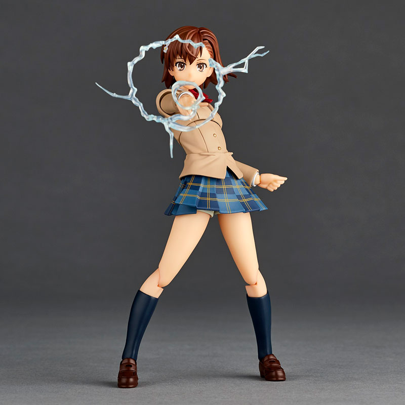 Revoltech Amazing Yamaguchi Toaru Kagaku no Railgun Mikoto Misaka Winter Uniform Ver