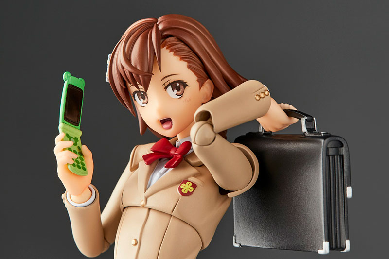Revoltech Amazing Yamaguchi Toaru Kagaku no Railgun Mikoto Misaka Winter Uniform Ver