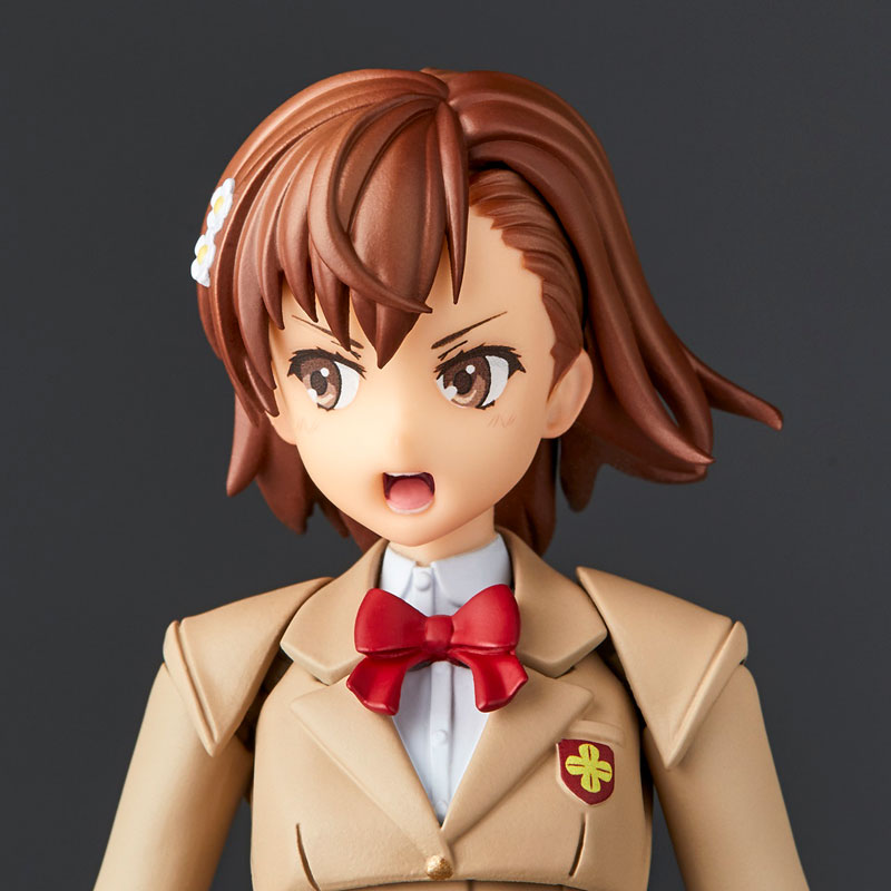 Revoltech Amazing Yamaguchi Toaru Kagaku no Railgun Mikoto Misaka Winter Uniform Ver