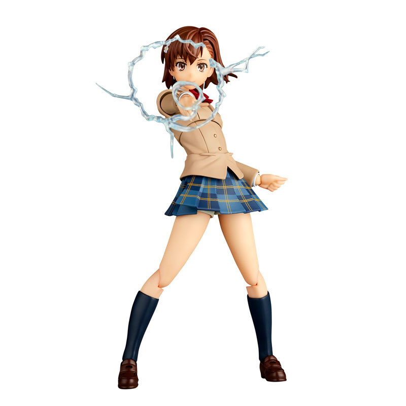 Revoltech Amazing Yamaguchi Toaru Kagaku no Railgun Mikoto Misaka Winter Uniform Ver