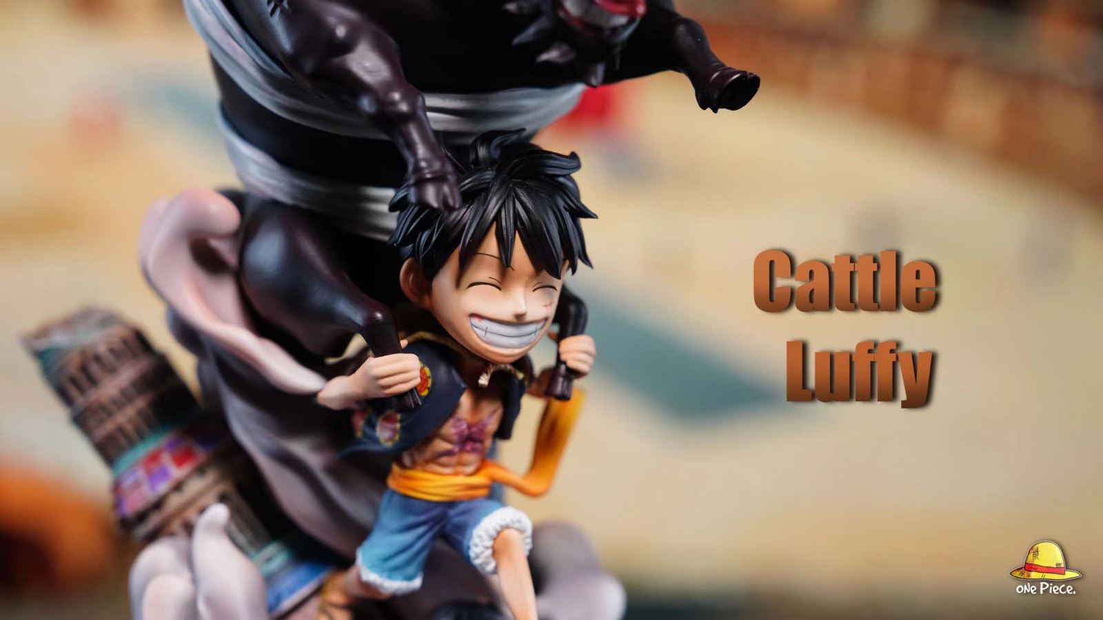 Luffy carrying the Bull - One Piece