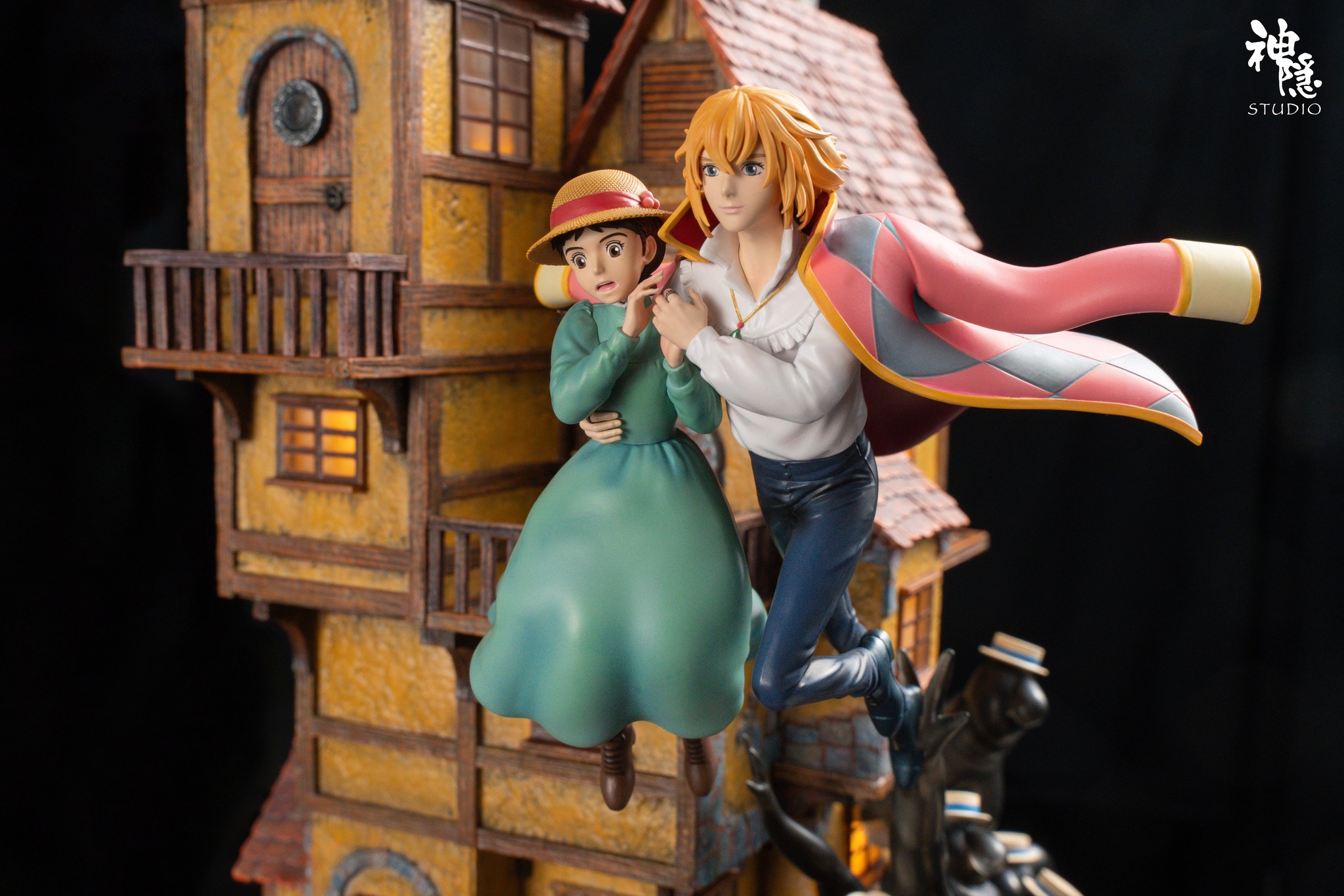 Howl and Sophie's aerial encounter - Howl's Moving Castle