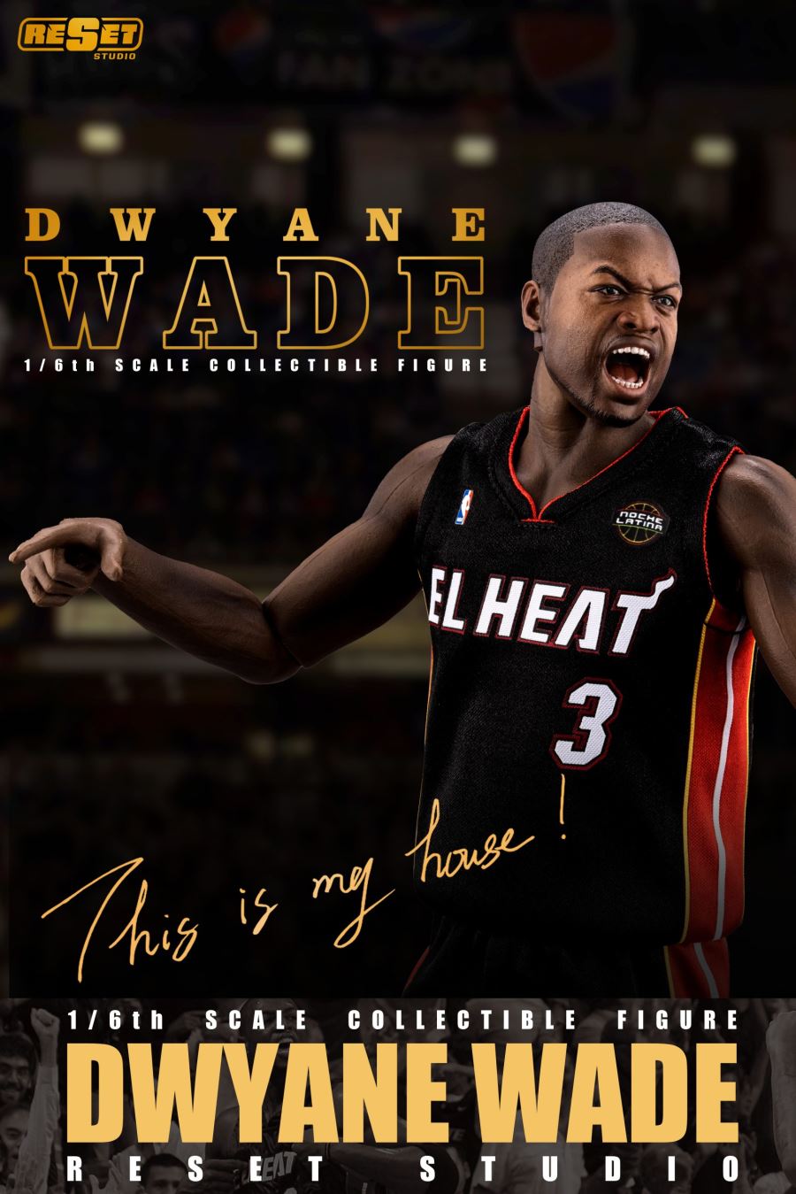 NBA Moments Series Miami Heat Dwyane Wade 1/6