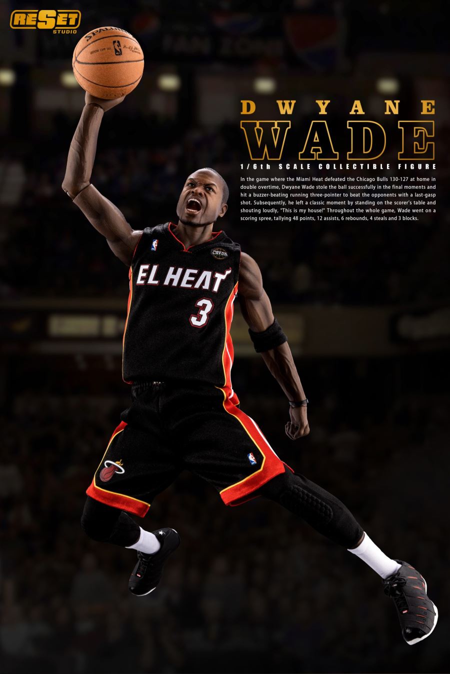NBA Moments Series Miami Heat Dwyane Wade 1/6