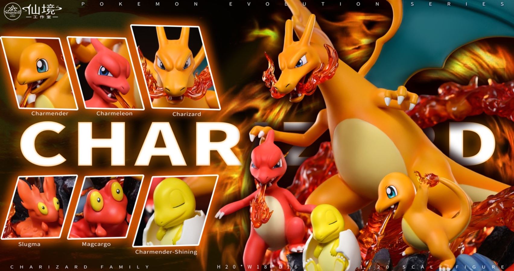 Charizard family - Pokemon