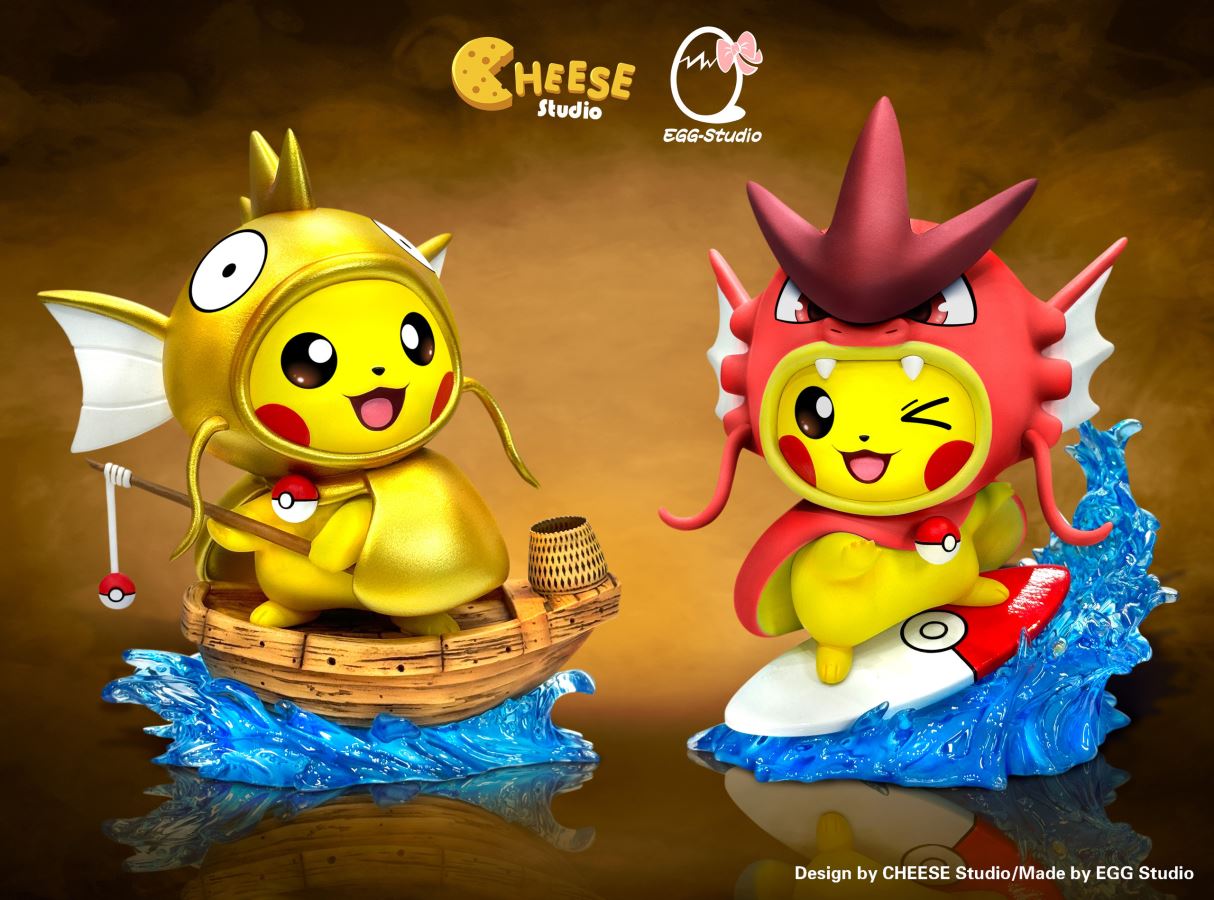 Pikachu cos Magikarp & Gyarados