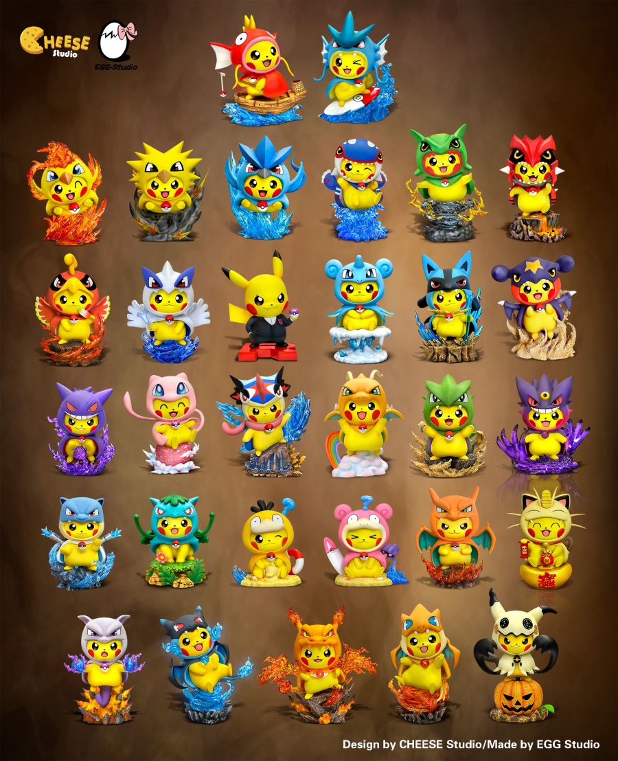 Pikachu cos Magikarp & Gyarados