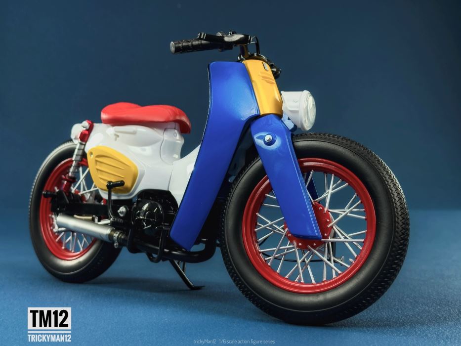 SUPER CUB Retro Motorcycle 1/6