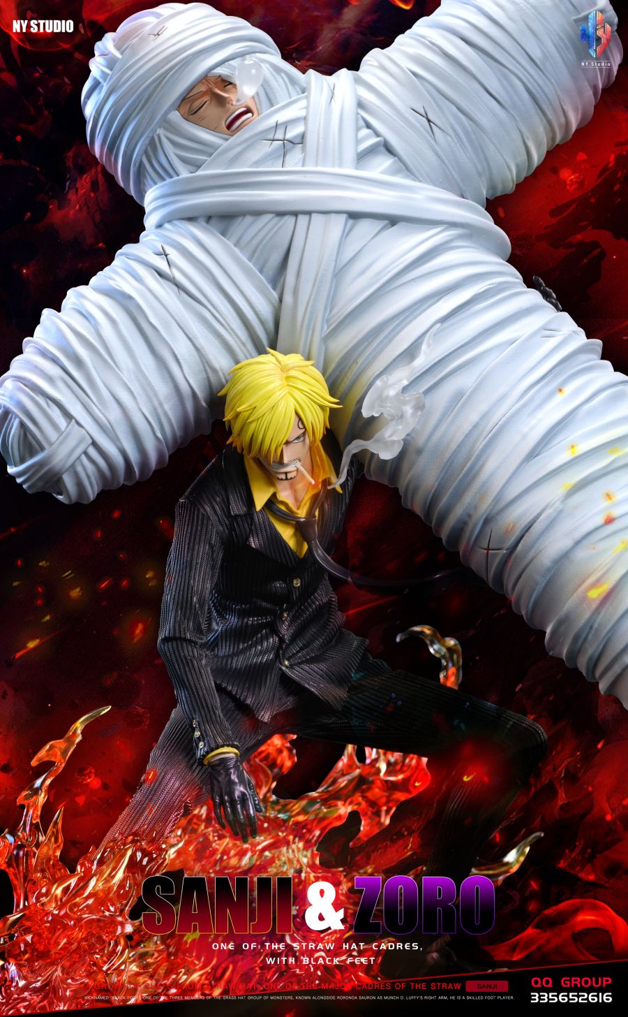 SANJI CARRYING ZORO - One Piece