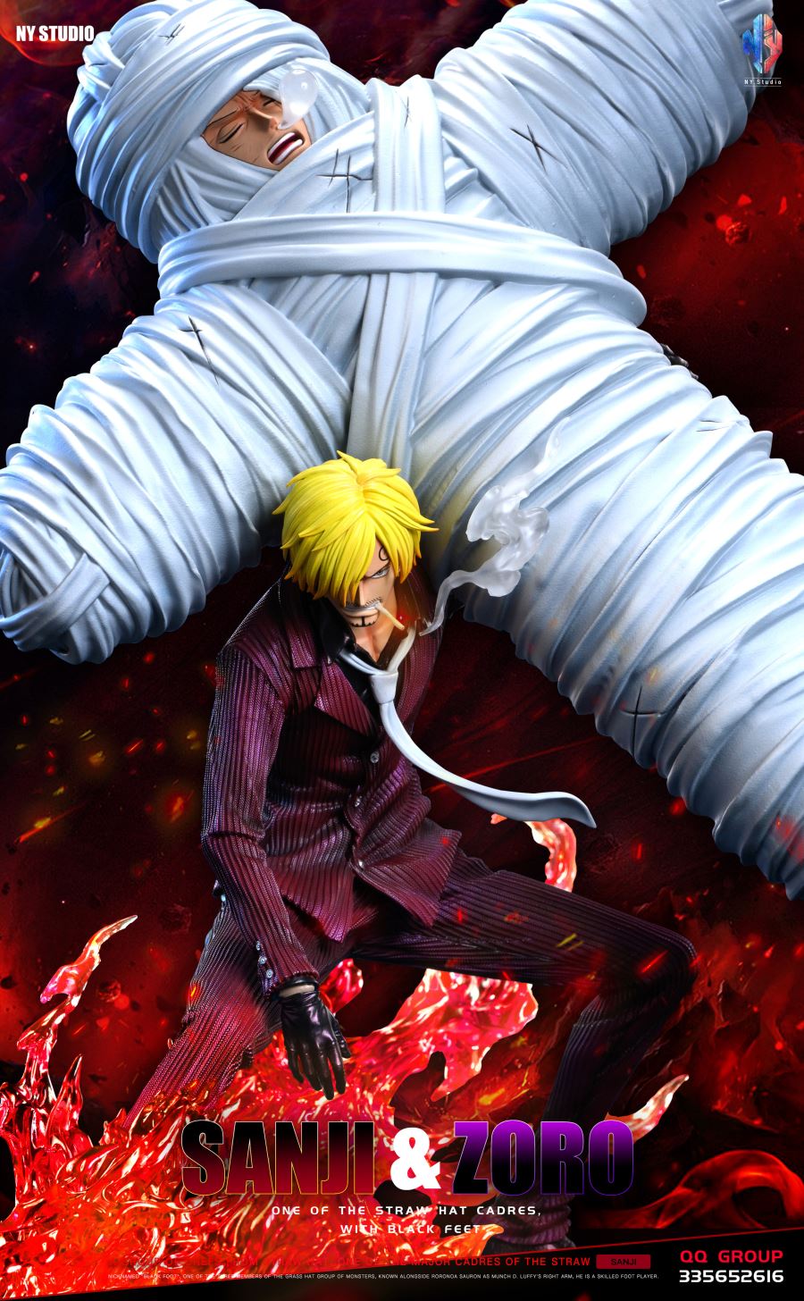 SANJI CARRYING ZORO - One Piece