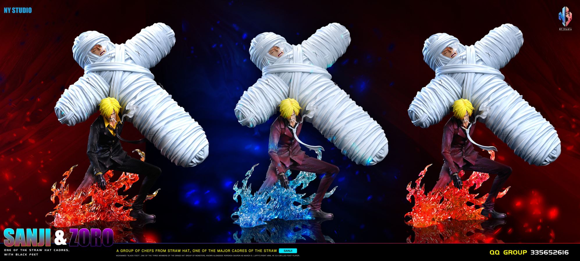 SANJI CARRYING ZORO - One Piece