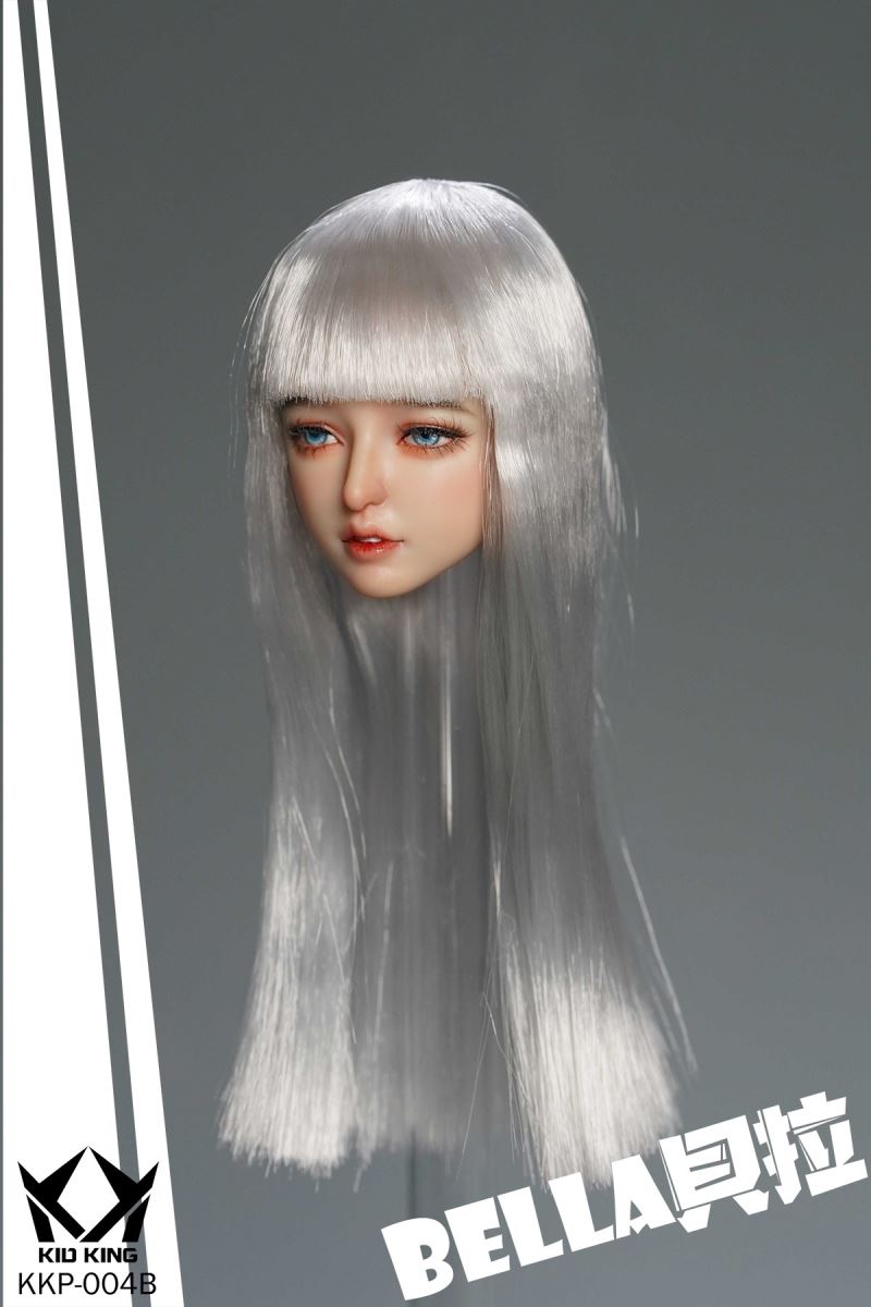 BELLA-eyelash transplant head sculpture