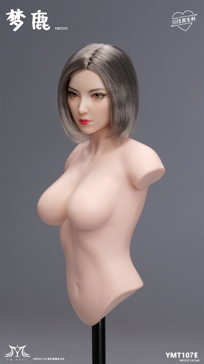 Female Head Sculpture with Movable Eyes - Xiao Zhao 1/6