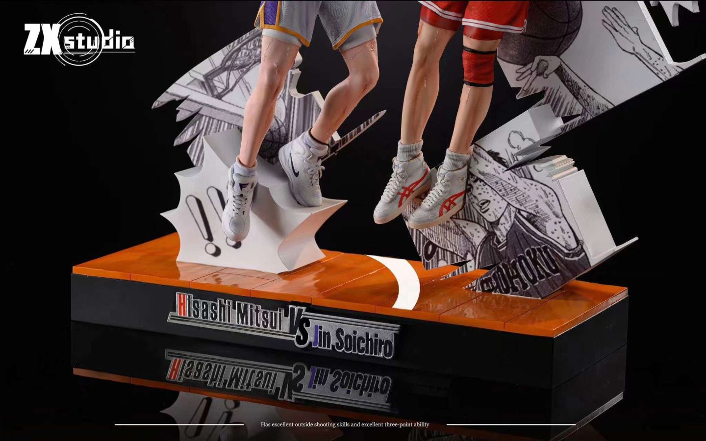 Hisashi Mitsui vs Soichiro Jin / Minoru Matsumoto - SLAM DUNK