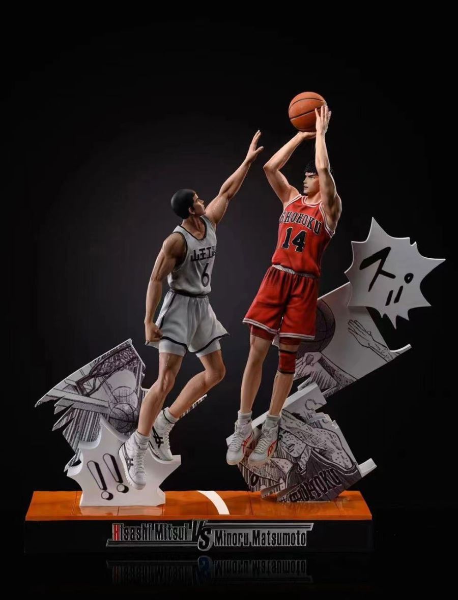Hisashi Mitsui vs Soichiro Jin / Minoru Matsumoto - SLAM DUNK