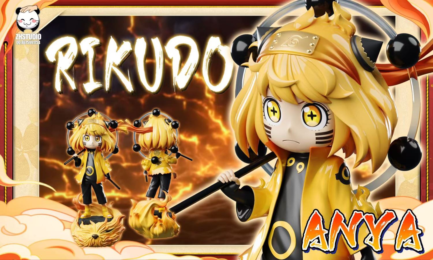 Anya cos Six Paths Senjutsu Uzumaki Naruto