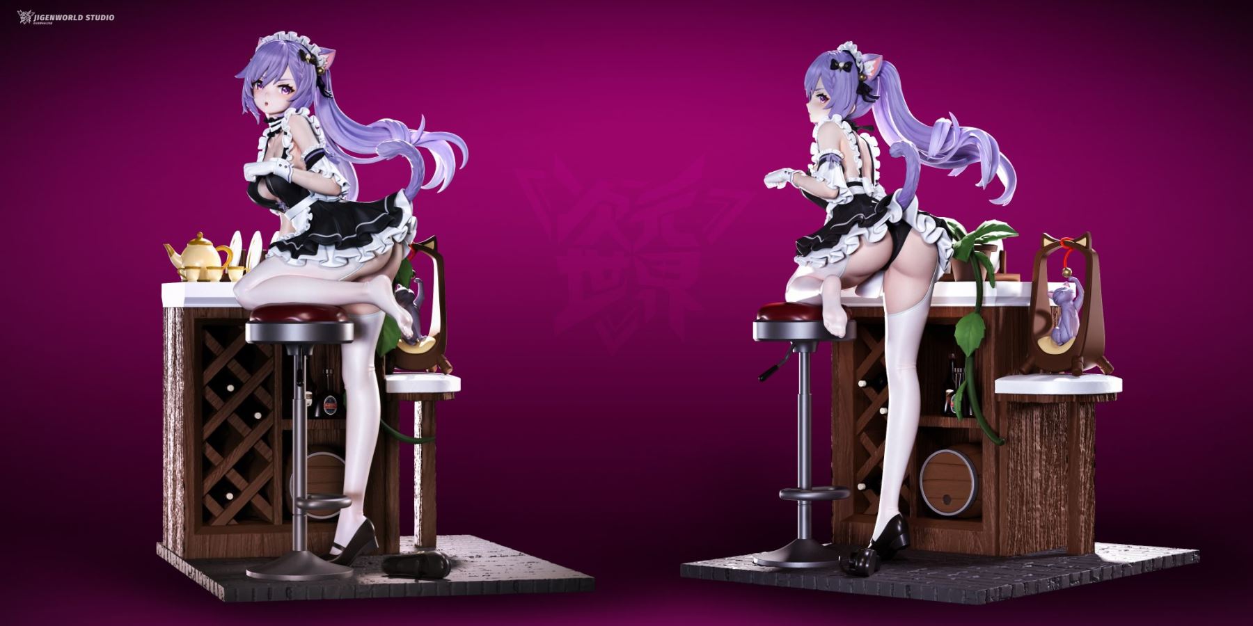 Maid Ganyu & Keqing - Genshin Impact