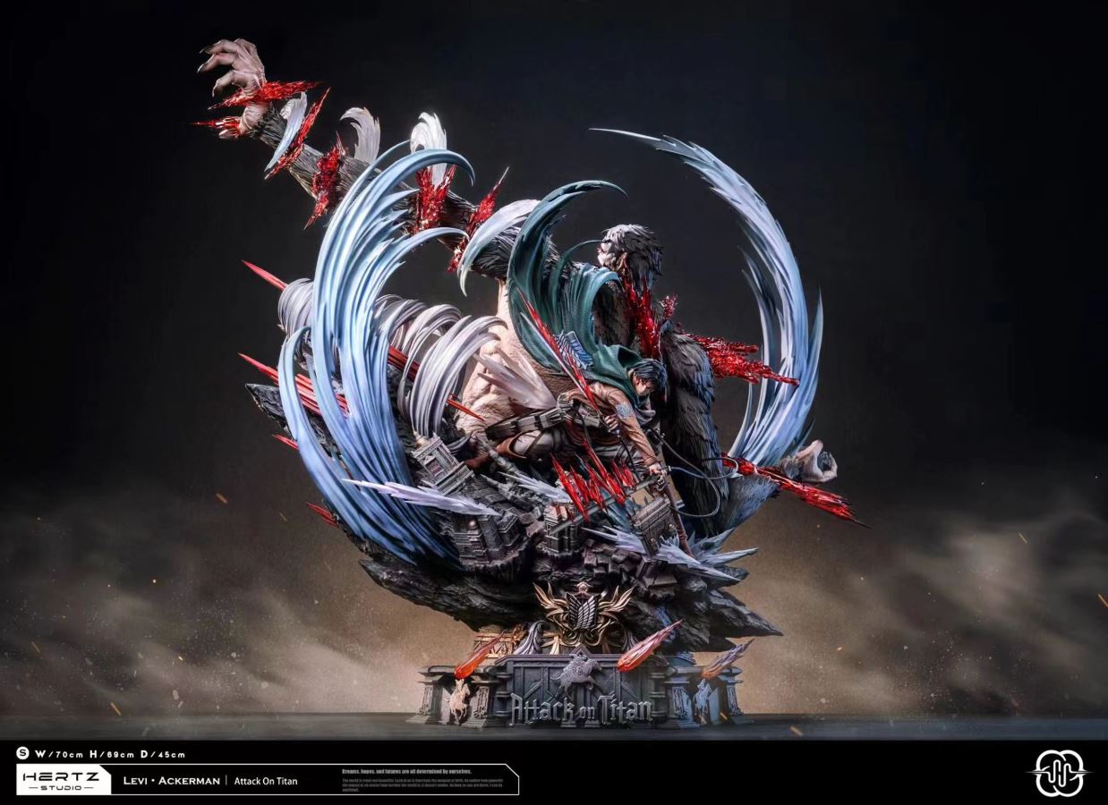 Levi Ackerman VS Beast Titan - Attack on Titan