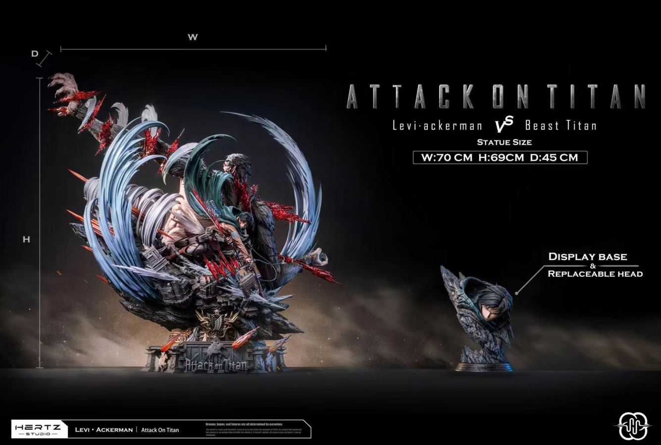 Levi Ackerman VS Beast Titan - Attack on Titan