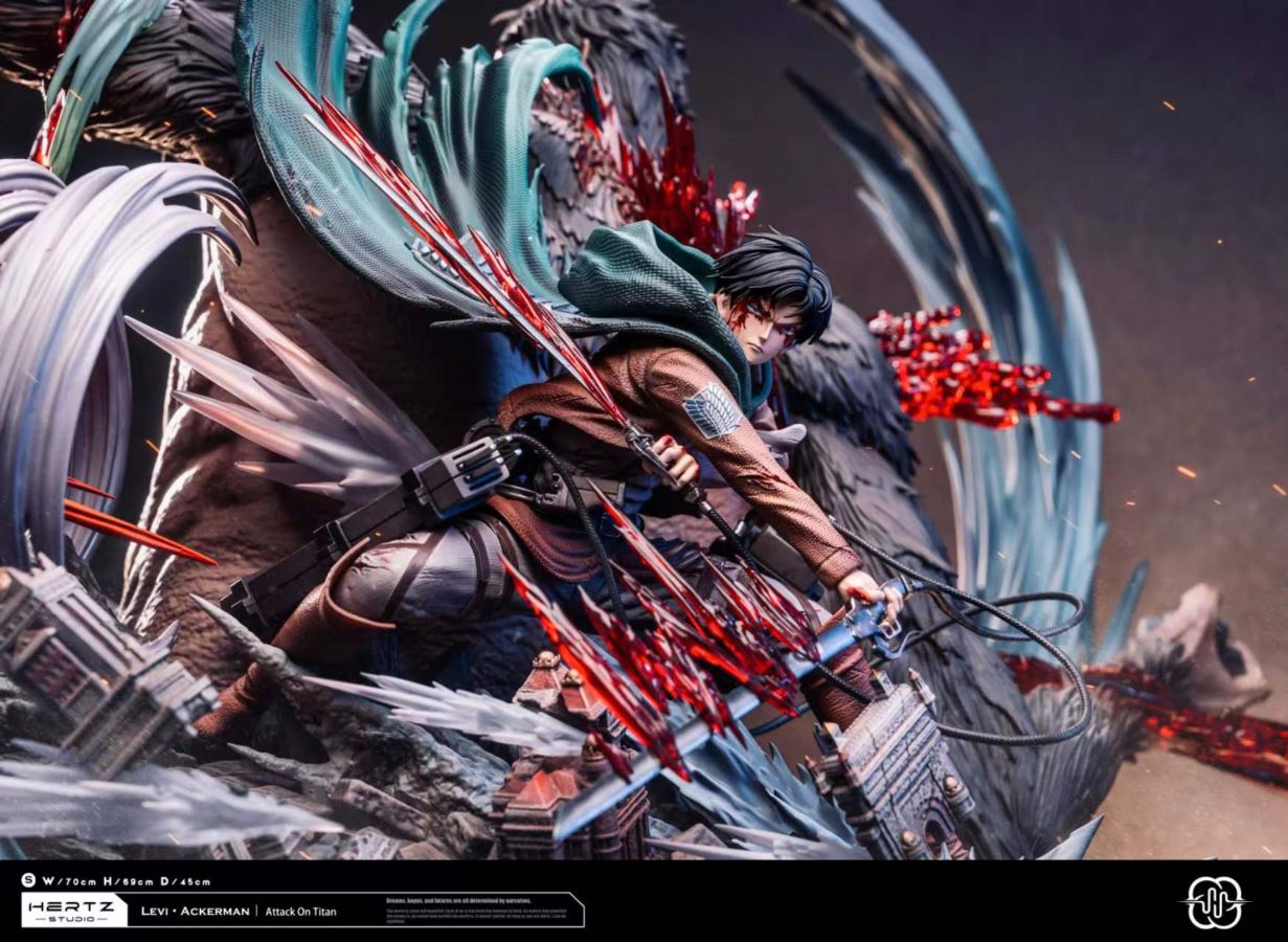 Levi Ackerman VS Beast Titan - Attack on Titan