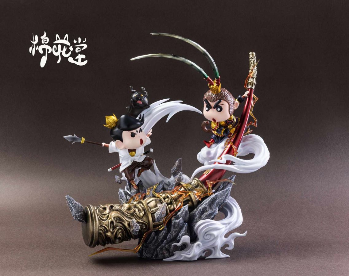 Shin-chan cos Wukong vs Toru Kazama cos Erlang Shen