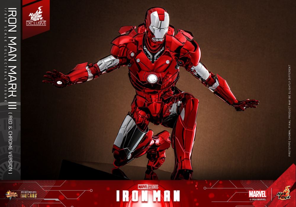 Iron Man MK3 (Red and Silver Electroplating Edition) 1/6