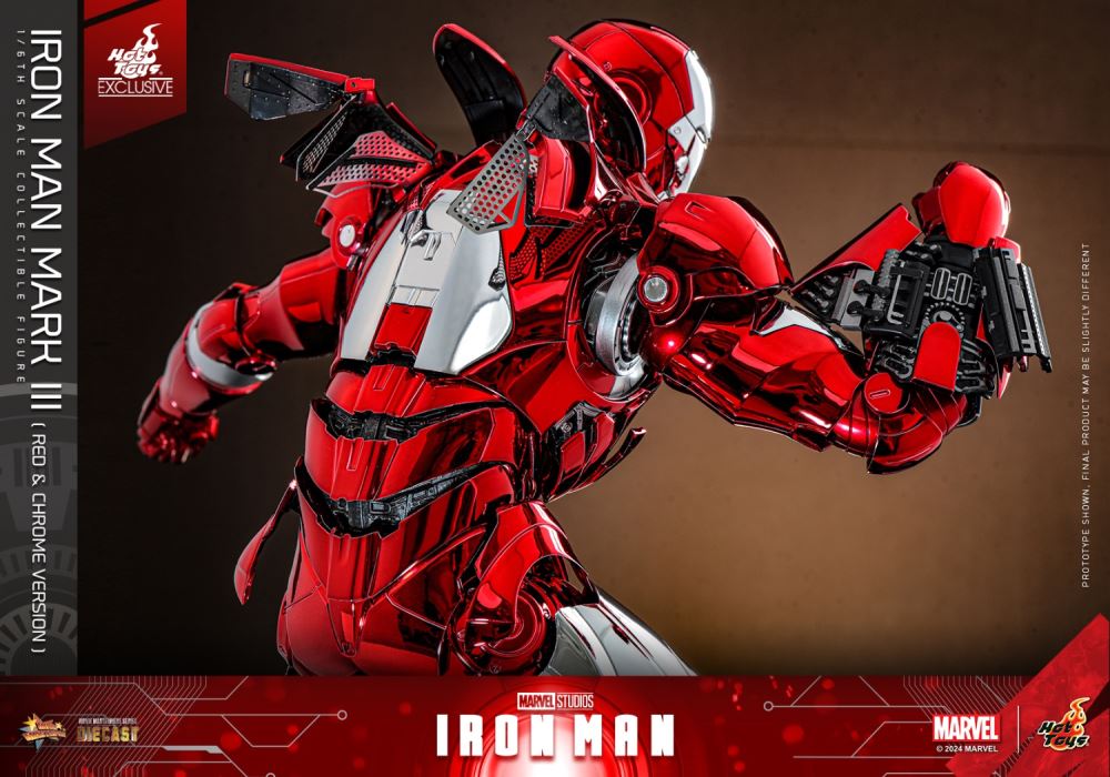 Iron Man MK3 (Red and Silver Electroplating Edition) 1/6