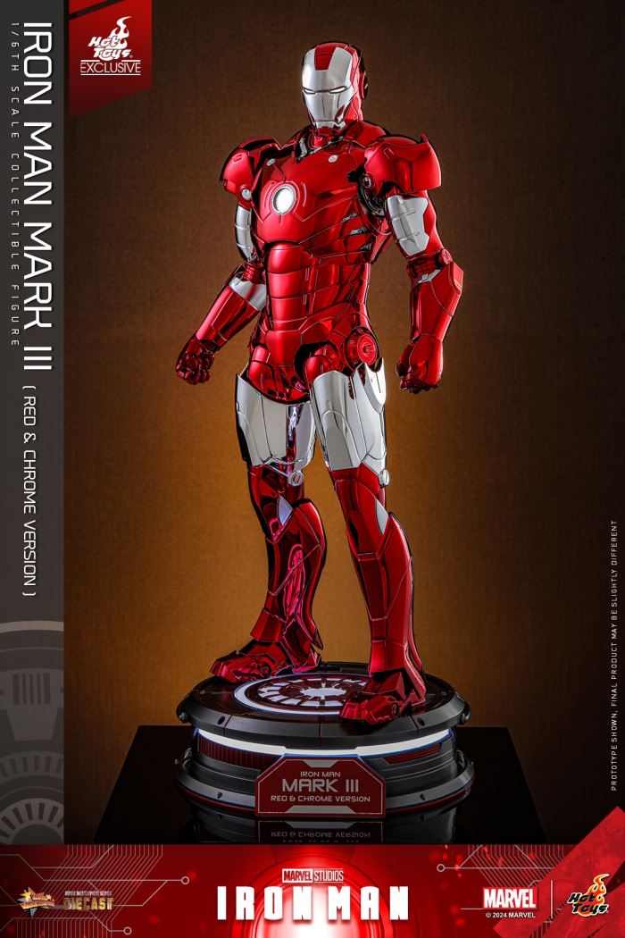 Iron Man MK3 (Red and Silver Electroplating Edition) 1/6