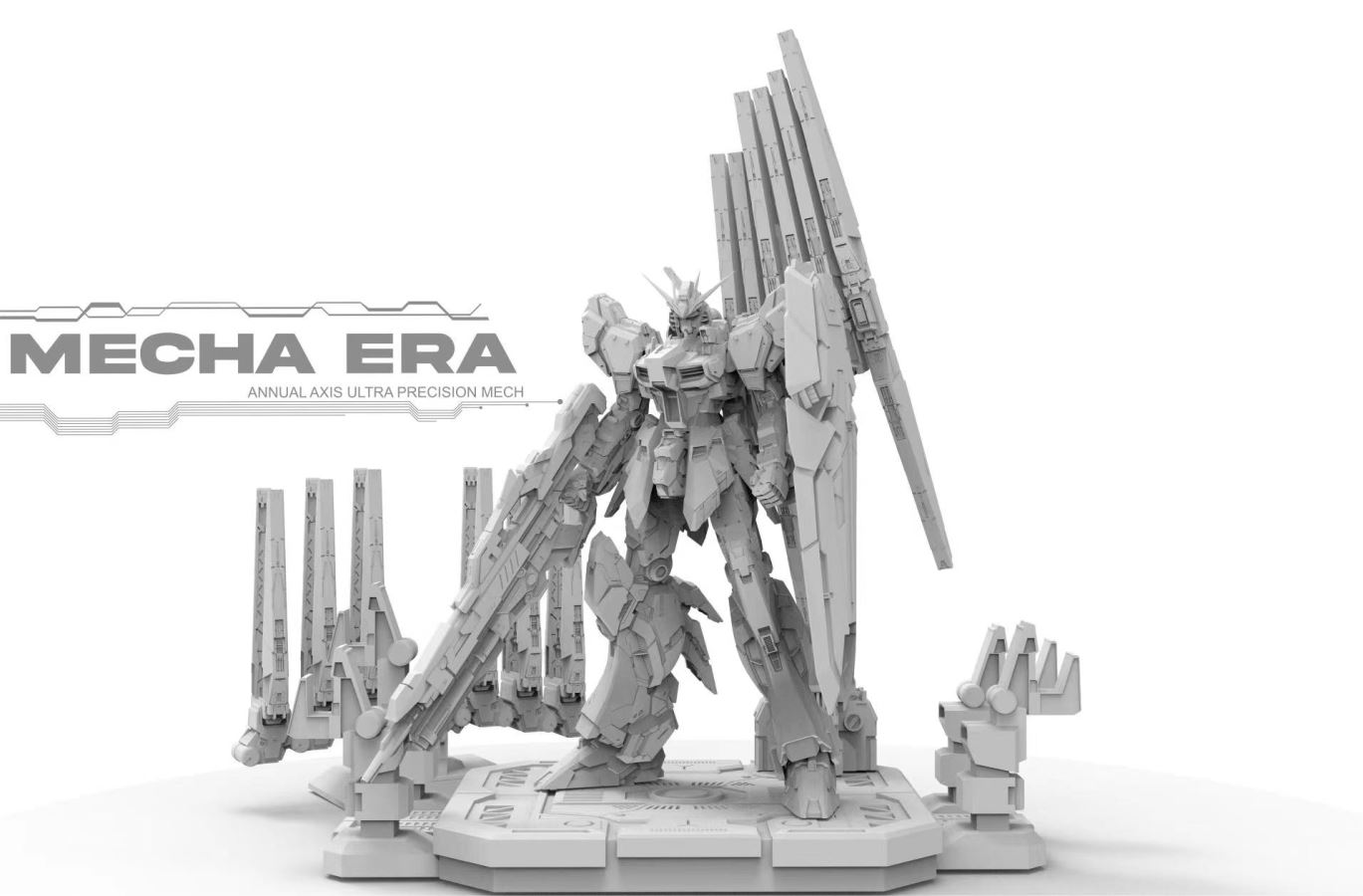 Mobile Suit Gundam Space Warrior Mobile Form 093 and Heavy Armor Form 093-2