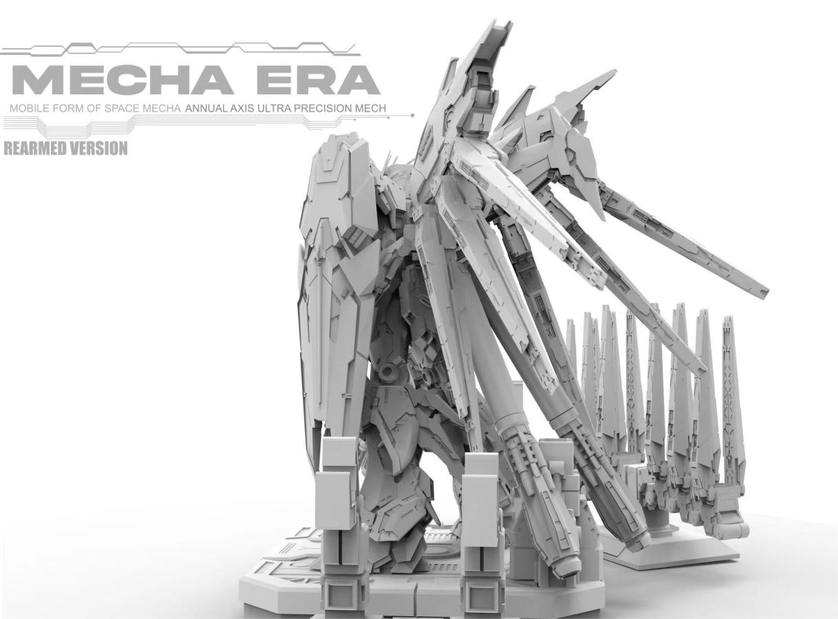 Mobile Suit Gundam Space Warrior Mobile Form 093 and Heavy Armor Form 093-2