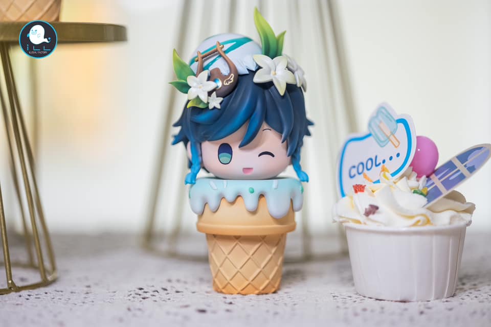 Genshin's Ice Cream ~ Zhongli, Furina, Nahida, Raiden Shogun & Venti
