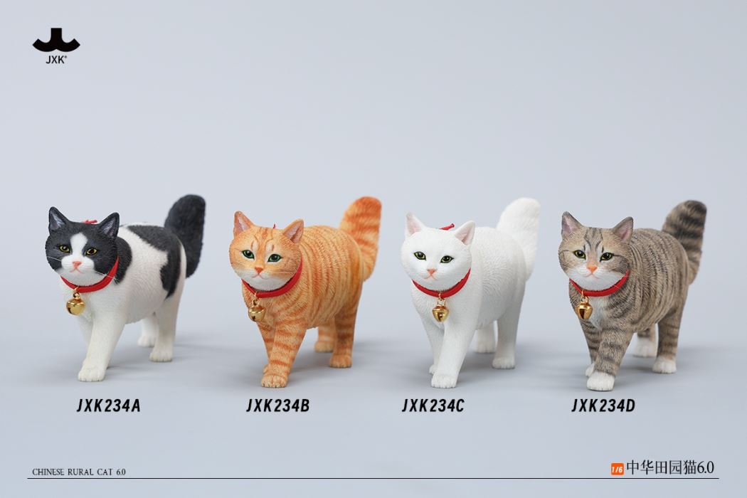 Chinese Rural Cat Figurine V6 1/6