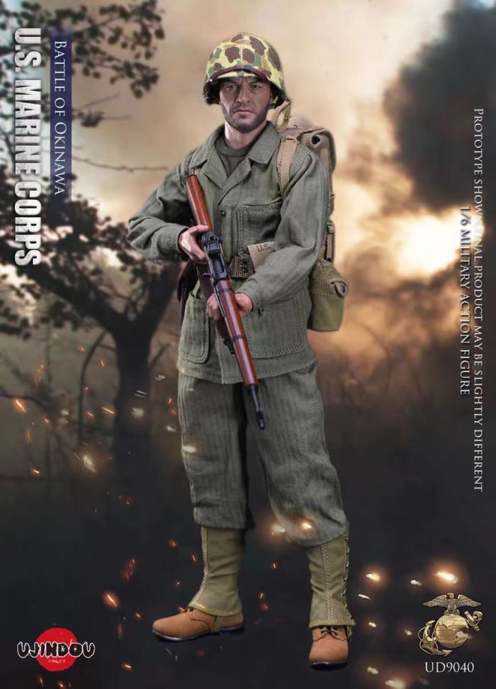 WWII US Marine Corps Okinawa 1/6