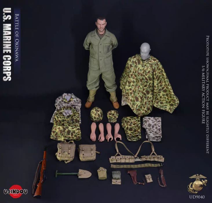 WWII US Marine Corps Okinawa 1/6