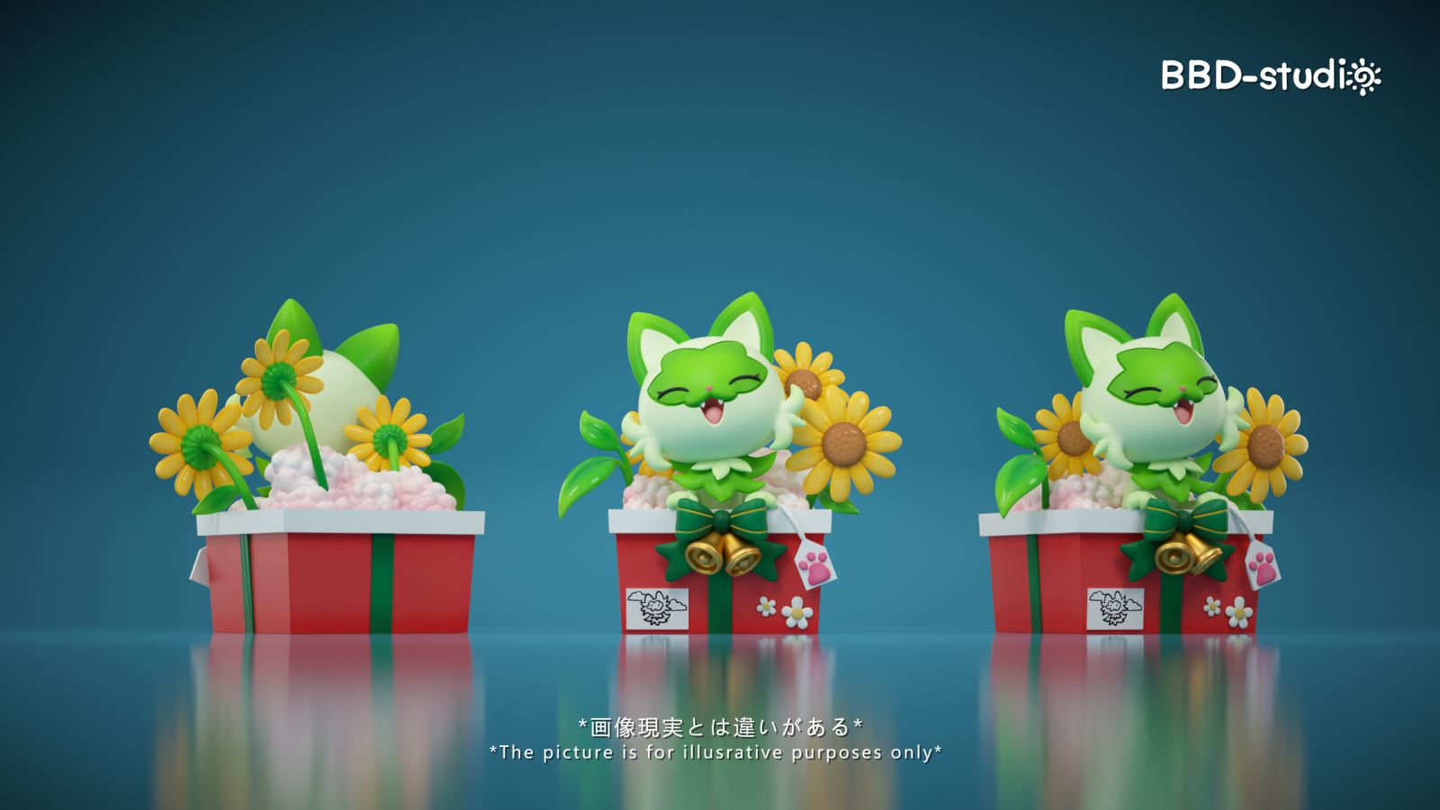 Potted Plant #4 Christmas Gift Sprigatito - Pokemon