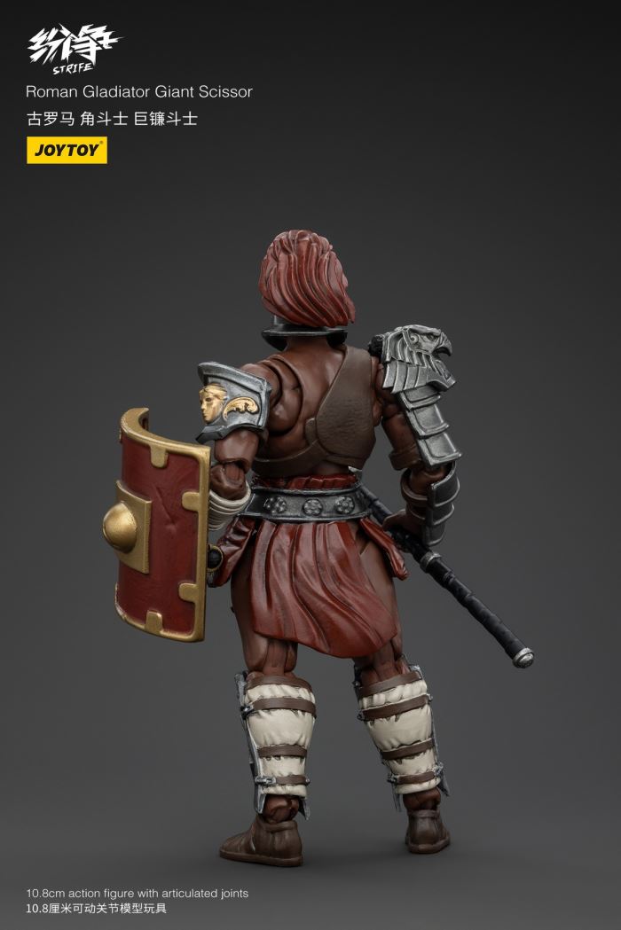 Dispute Roman Gladiator - Scythe/Sickle/Griffin/Fish Helmet/Heavy Armored Gladiator 1/18