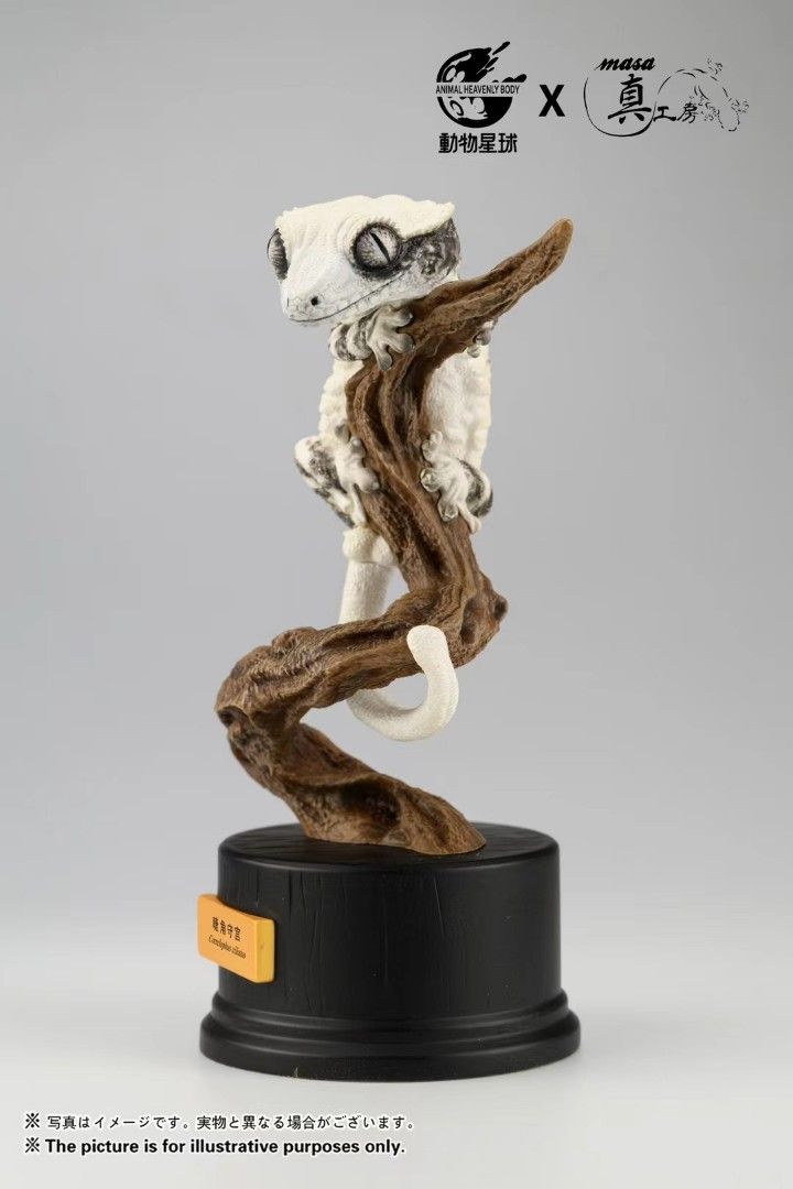 Realistic Series Lily White Gecko Arboreal Stance