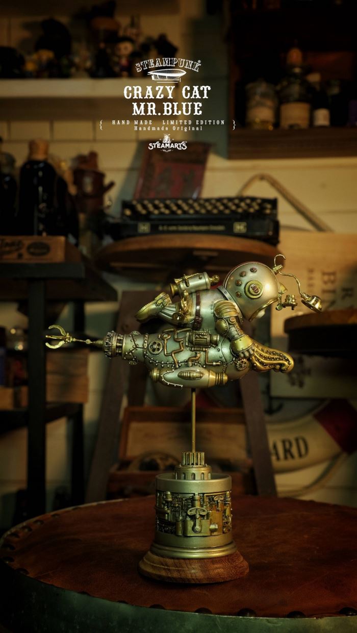 SQUID KNIGHT MR.BLUE (silver version)