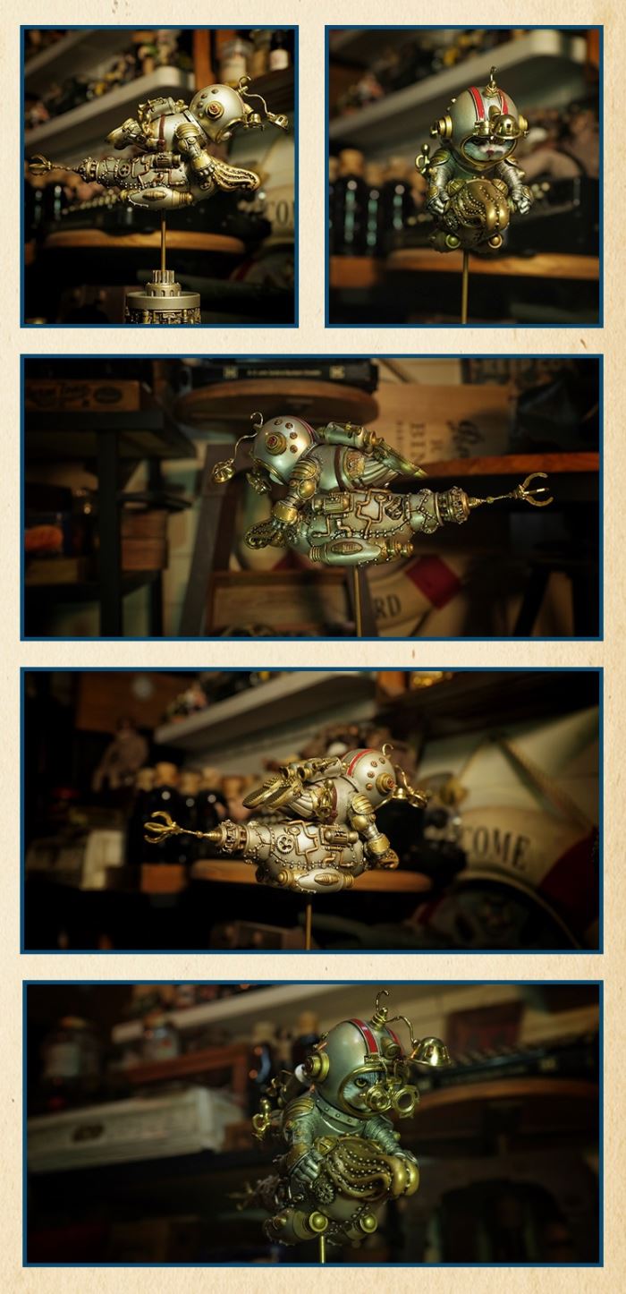 SQUID KNIGHT MR.BLUE (silver version)