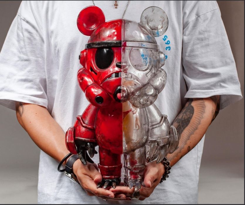 DAMAGED RED battle - damaged version of Keiko Red