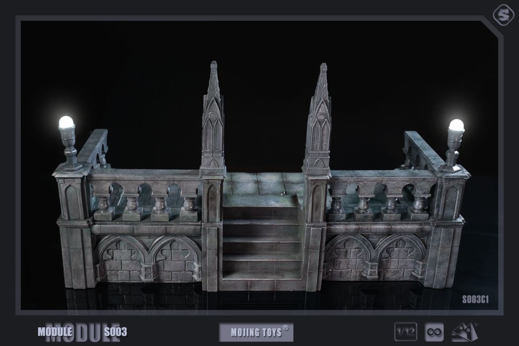 Gothic Roof Module Scene 1/12