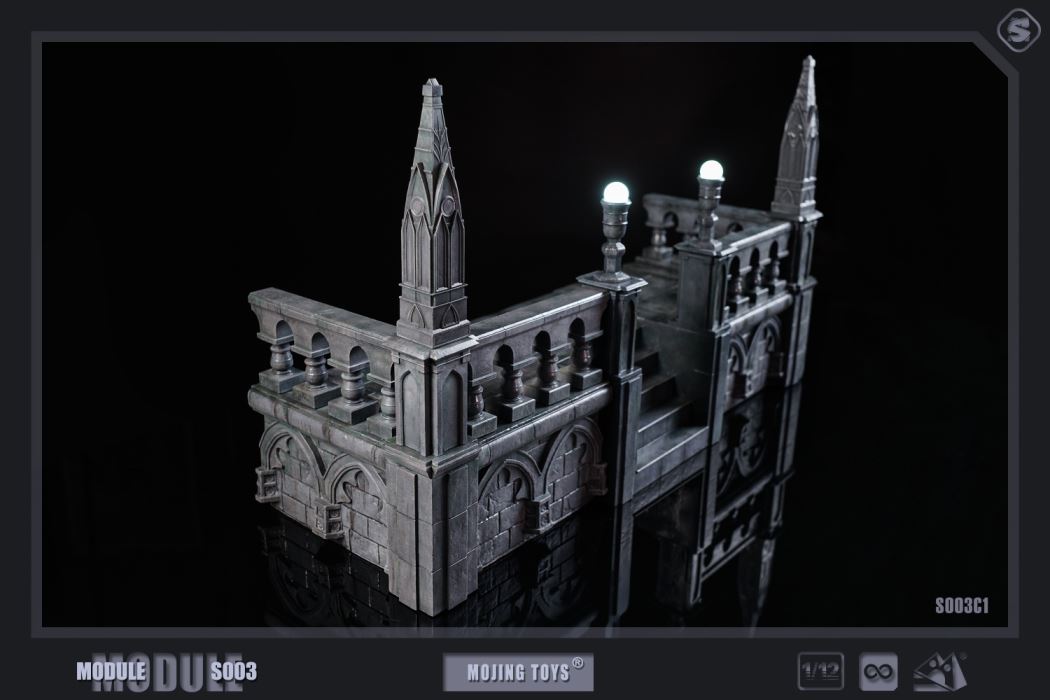 Gothic Roof Module Scene 1/12