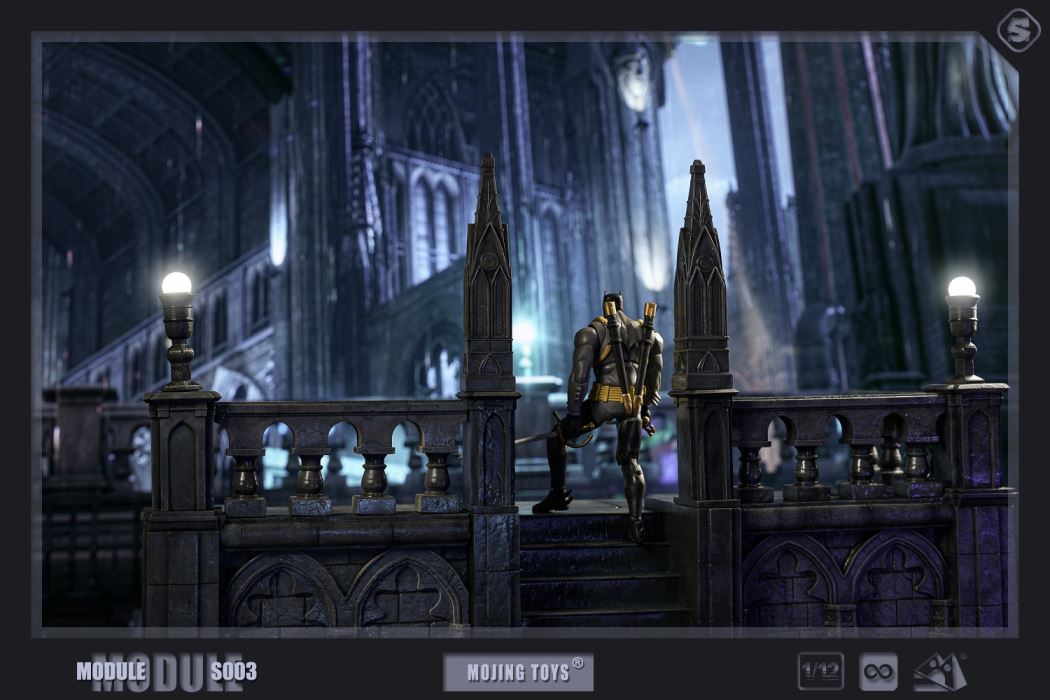 Gothic Roof Module Scene 1/12