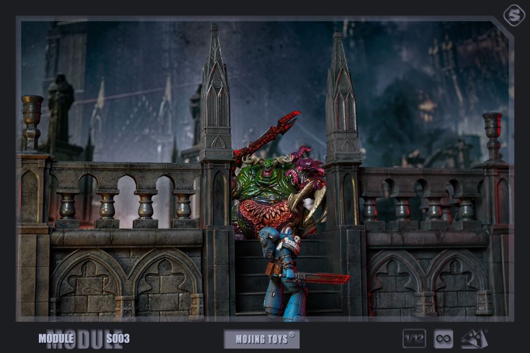 Gothic Roof Module Scene 1/12