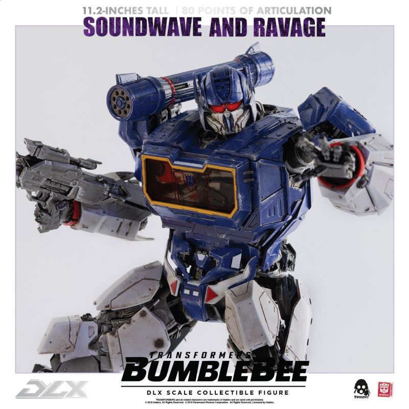 Transformers Bumblebee DLX Soundwave and Robot Dog