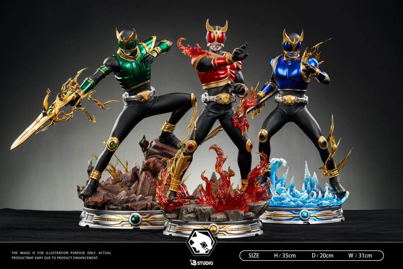 Masked Rider Kuuga Blue Dragon Form