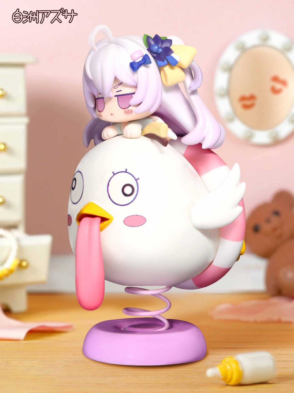 Chibi Ver. Shirasu Azusa Kiddie Ride – Blue Archive Resin Statue – 