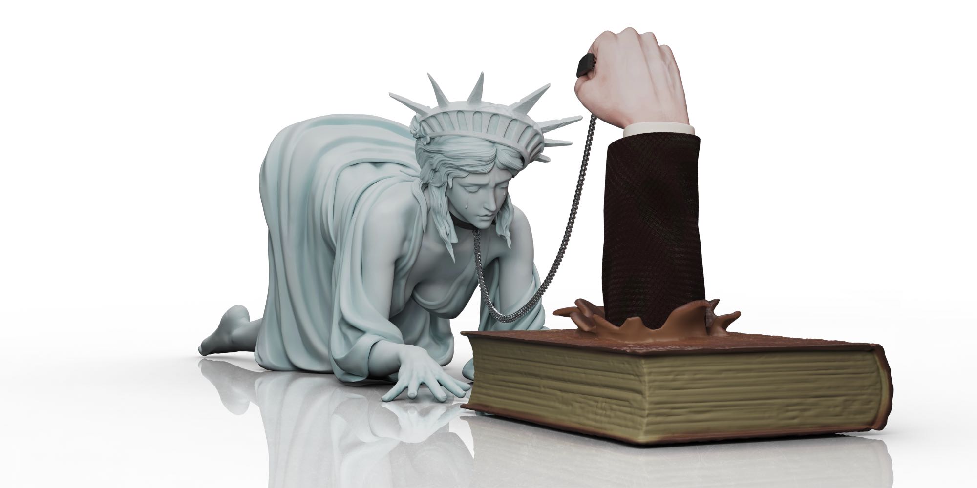 The Enslaved Statue of Liberty 1/7